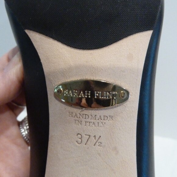 Sarah Flint Black Calf Perfect Pump - Picture 10 of 12